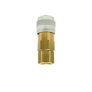 B-2LM2-B Breco by Foster | Quick Disconnect | L Series | Automatic | 1/4" Socket | 1/4" Male NPT Thread | Straight | Brass