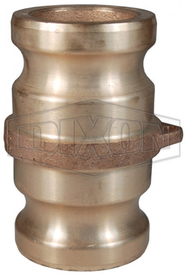 200-AA-BR by Dixon Valve | Cam & Groove Spool Adapter | Type AA | 2" Adapter x 2" Adapter | Brass