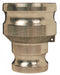 2040-AA-AL by Dixon Valve | Cam & Groove Spool Reducer (Jump Size) Adapter | Type AA | 2" Adapter x 4" Adapter | Aluminum