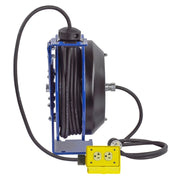 PC17-3510-X by Coxreels | PC Series | Spring Driven Power Cord Reel | 10/3 SO Cord, 30A, 115V | Steel | 50ft Cord Included