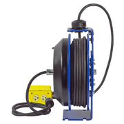 PC17-5010-X by Coxreels | PC Series | Spring Driven Power Cord Reel | 10/3 SO Cord, 30A, 115V | Steel | 50ft Cord Included