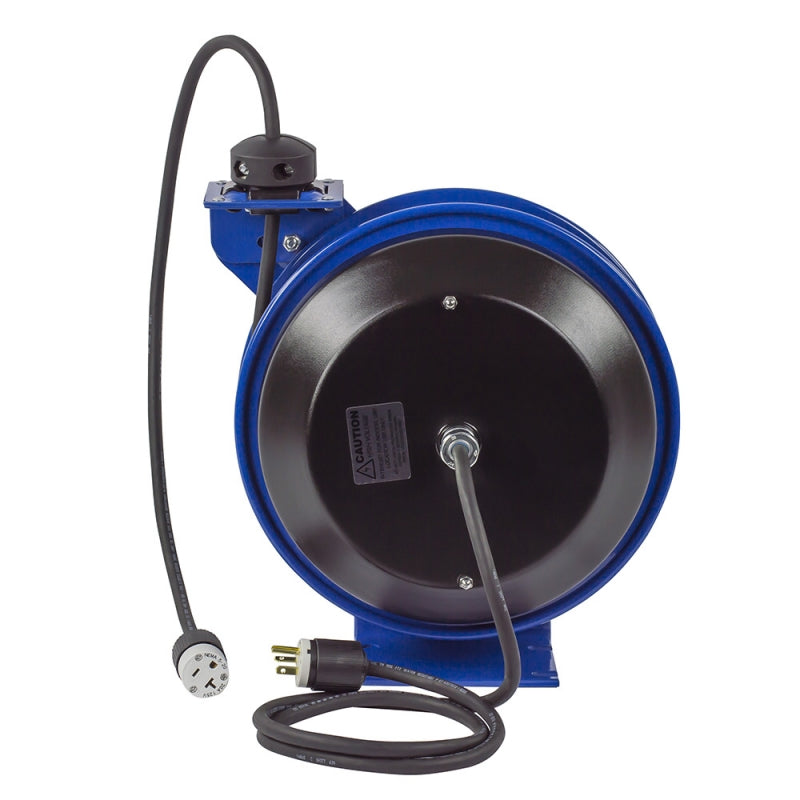 PC17-5010-X by Coxreels | PC Series | Spring Driven Power Cord Reel | 10/3 SO Cord, 30A, 115V | Steel | 50ft Cord Included