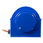 SMP-5100 by Coxreels | SP Series | 1,500 PSI Spring Driven Hose Reel | 3/4" Hose ID, 3/4" FNPT Inlet x 3/4" MNPT Hose End | Steel | 100ft Rubber Hose Included