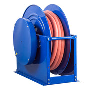 SMP-575 by Coxreels | SP Series | 1,500 PSI Spring Driven Hose Reel | 3/4" Hose ID, 3/4" FNPT Inlet x 3/4" MNPT Hose End | Steel | 75ft Rubber Hose Included
