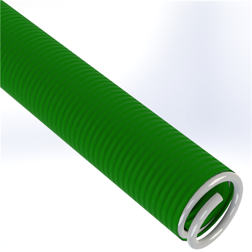 SPVC-GR-1.5-100 by Texcel | SIGMA-HD Series | Heavy-Duty Water Suction Hose | 1-1/2" Hose ID | 85 PSI | 29 in/Hg Vacuum Rated | Green | 100ft Length