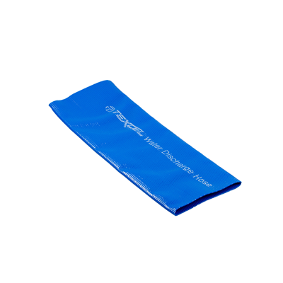 SPVC-PB-6.0-300 by Texcel | SIGMA-PB DISCHARGE™ Series | Lay-Flat Discharge Hose | 6" Hose ID | 45 PSI | Blue | 300ft Length