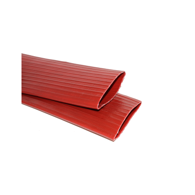 SPVC-RH-1.5-300 by Texcel | SIGMA-RH DISCHARGE™ Series | Heavy-Duty Lay-Flat Discharge Hose | 1-1/2" Hose ID | 150 PSI | Red | 300ft Length