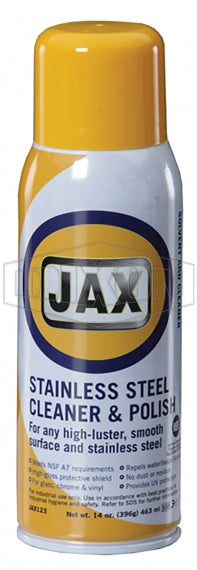 LUCP-14 by Dixon Valve | JAX Stainless Steel Cleaner & Polish | 14 oz.