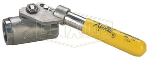 SSBV75SR by Dixon Valve | "Deadman" Spring Return Handle Ball Valve | Standard Port | 3/4" Female NPT x 3/4" Female NPT | 316 Stainless Steel