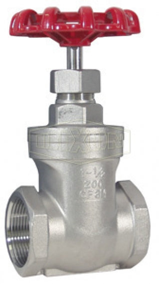 SSGV150 by Dixon Valve | Gate Valve | 1-1/2" Female NPT x 1-1/2" Female NPT | 316 Stainless Steel
