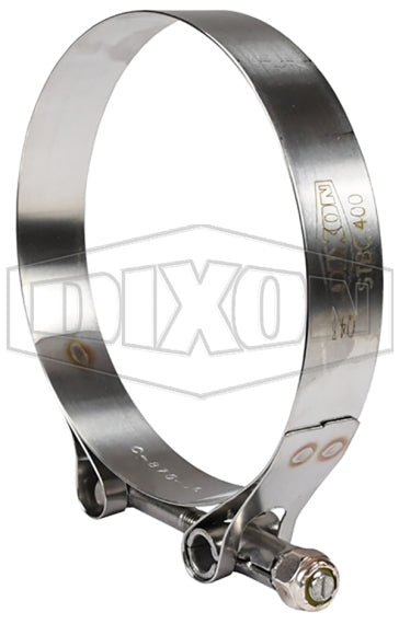 STBC225 by Dixon Valve | Style STBC | T-Bolt Clamp | 3/4" Band Width | Hose OD Range: from 2.06" to 2.31" | 300 Stainless Steel Band & Bolt