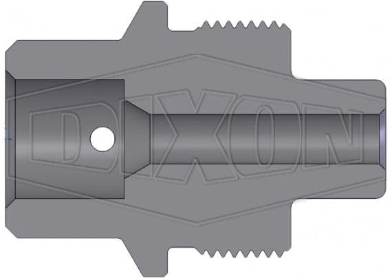 TD4PF4.5-SS by Dixon Valve | Hydraulic Quick Disconnect Coupling | TD-Series | 9/16" Female MP Thread x 1/2" 20K Threaded End | Plug | 316 Stainless Steel