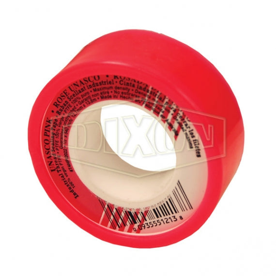 TTBP50 by Dixon Valve | Industrial Heavy Duty PTFE Tape (Pink) | 1/2" Wide x 540" Length
