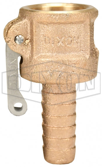 50-C-BR by Dixon Valve | Cam & Groove Coupler | Type C | 1/2" Coupler x 1/2" Hose Shank | Brass