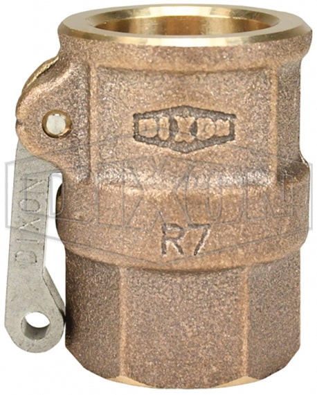 50-D-BR by Dixon Valve | Cam & Groove Coupler | Type D | 1/2" Coupler x 1/2" Female NPT | Brass