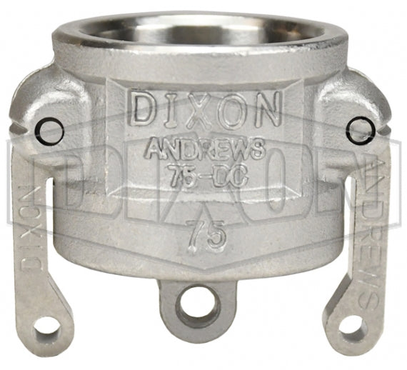 75-DC-SS by Dixon Valve | Cam & Groove Dust Cap | Type DC | 3/4" Coupler End | 316 Stainless Steel