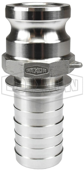 300-E-ALSWIV by Dixon Valve | Swivel Cam & Groove Adapter | Type E | 3" Adapter x 3" Hose Shank| Aluminum