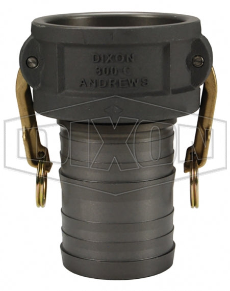 300-C-ALH by Dixon Valve | Cam & Groove Coupler | Type C | 3" Coupler x 3" Hose Shank | Aluminum Hard Coat