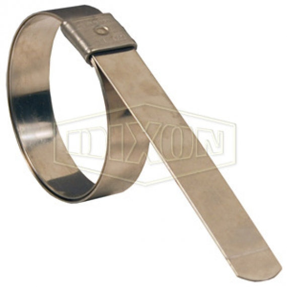 KS311 by Dixon Valve | K-Series | Universal Pre-Formed Center Punch Band Clamp | 3/8" Band Width | 1-3/8" Clamp ID | 300 Stainless Steel Band | 302 Stainless Steel Buckle