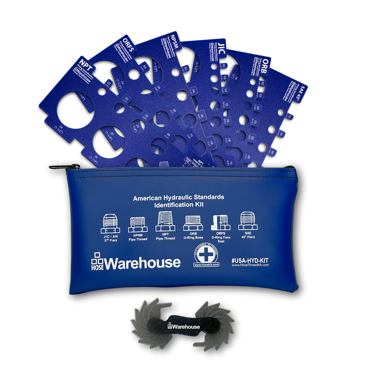 American Thread Identification Kit | Includes: Thread Pitch Gauge, Fit ...