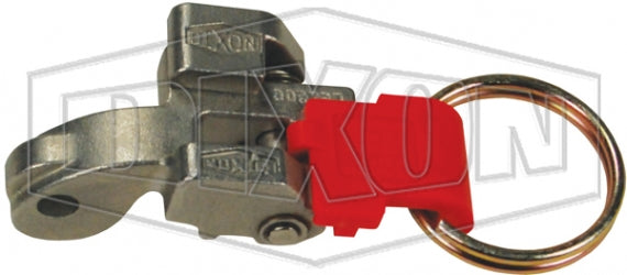 LRHEZ152 by Dixon Valve | Vent-Lock® Safety Cam & Groove | EZ Boss-Lock Handle Assembly | 1-1/2" - 2" Size | 316-Stainless-Steel