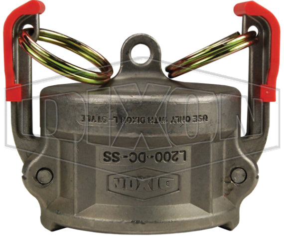 L200-DC-SS by Dixon Valve | Vent-Lock® Safety Cam & Groove Dust Cap | Type DC | 2" Size | 316 Stainless Steel