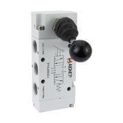 01VL07OC03N AIGNEP | 01V Series | Pneumatic Valve | 5/3 Lever/Spring Centered Open Center 1/4" NPTF Ports