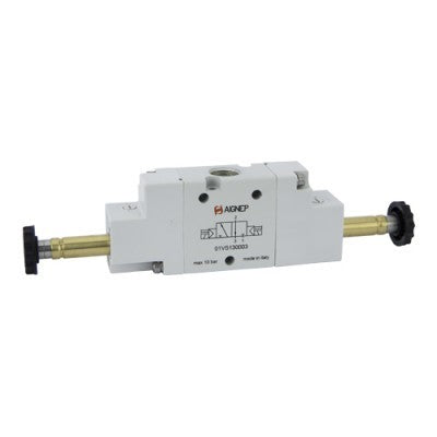 01VS130005N AIGNEP | 01V Control Valves Series | 3 way/2 position | Double Solenoid Pilot | Spring Return | Female 1/2" NPT