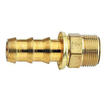 FBM1211 Eaton Aeroquip® -04 SOCKETLESS™ Male Inverted Flare Straight Fitting - Brass