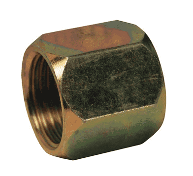 0318-10 Dixon Zinc Plated Steel Tube Nut - 7/8"-14 JIC 37 deg.