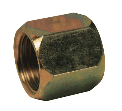 0318-8 Dixon Zinc Plated Steel Tube Nut - 3/4"-16 JIC 37 deg.