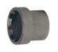 0319-10 Dixon Zinc Plated Steel Tube Sleeve - 7/8"-14 JIC 37 deg.