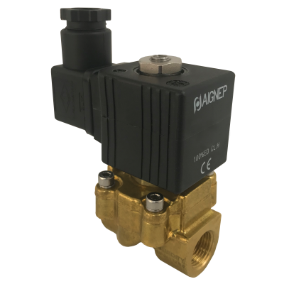 03F04112E0N20301 AIGNEP | Fluidity Series | Fluidity 03F Hung Diaphragm Solenoid Valve | 2/2 Normally Closed | EPDM Seal | 3/8" NPTF | 12 mm | 24V DC