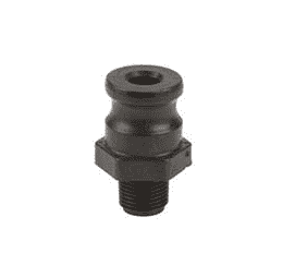 125F Banjo Polypropylene Cam Lever Coupling - Part F - 1" Male Adapter x 1-1/4" Male NPT - 125 PSI - Gasket: N/A (Pack of 10)