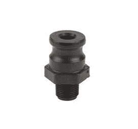 100F Banjo Polypropylene Cam Lever Coupling - Part F - 1" Male Adapter x 1" Male NPT - 125 PSI - Gasket: N/A (Pack of 10)