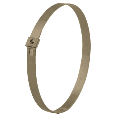 AS2129 by Band-It | Tie-Lok® Tie | 0.25" Width | 16.5" Length | 0.015" Thickness | 304 Stainless Steel | 100/Bag