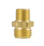 10-4M ZSi-Foster Reusable Hose Fitting - Male Adapter for Female Swivel - 1/2" Size Female Swivel Adapter with No. 10 Nut - 1/2-14 NPS - Brass