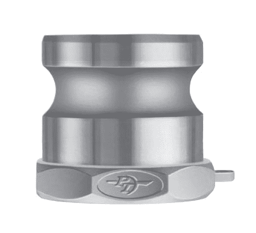 64342000 (20AS) by PT-Coupling | 2" Adapter x 2" Female NPSH | 316 Stainless Steel | Buna Fuel Resistant Seal