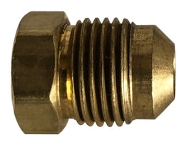 704039-10 Midland Lead Free 45° SAE Flare Fitting - Plug - 5/8" Male UNF - Brass