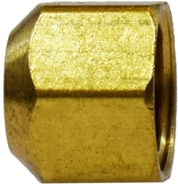 10075EH Midland SAE 45° Flare Fitting - Heavy Flared Cap - 1/4" Female SAE 45° Flare - Brass