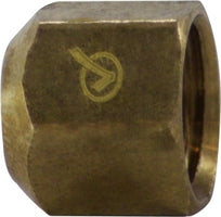 704040-08 Midland Lead Free 45° SAE Flare Fitting - Cap - 1/2" Female UNF - Brass