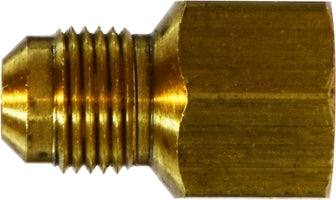 10236 (10-236) Midland SAE 45° Flare Fitting - Female Adapter - 3/8" Male SAE 45° Flare x 3/8" Female NPTF - Brass