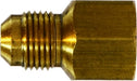 10227 (10-227) Midland SAE 45° Flare Fitting - Female Adapter - 3/16" Male SAE 45° Flare x 1/8" Female NPTF - Brass