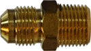 704048-0608 Midland Lead Free 45° SAE Flare Fitting - Male Adapter - 3/8" Male Flare x 1/2" Male NPTF - Brass