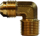 704049-0608 Midland Lead Free 45° SAE Flare Fitting - Forged Male 90° Elbow - 3/8" Male Flare x 1/2" Male Pipe - Brass