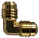 704057-0806 Midland Lead Free 45° SAE Flare Fitting - Union 90° Elbow - 1/2" Male Flare x 3/8" Male Flare - Brass