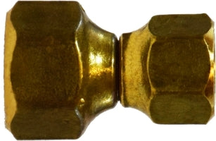 10489 (10-489) Midland SAE 45° Flare Fitting - Forged Reducing Swivel Union - 5/8" Female SAE 45° Flare x 1/2" Female SAE 45° Flare - Brass