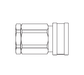 12H46143 Eaton Hansen HK 10/12/20 Series Female Socket 1 1/2-11 1/2 NPTF VALVED - ISO 7241-1 B Interchange Steel Quick Disconnect - FKM Seal