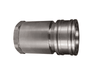 12HF10-S Dixon 303 Stainless Steel H-Series Quick Disconnect 1-1/2" ISO-B High Volume Interchange Hydraulic Coupler - 1-1/4"-11-1/2 Female NPTF