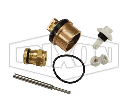 114DSK Dixon Valve Pressure Nozzle Replacement Part - Main and Secondary Poppets, Cap O-Ring, Valve Stem Assembly and Packing, Sleeve Stem Packing and Nut